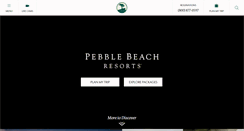 Desktop Screenshot of pebblebeach.com